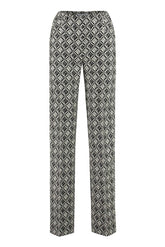 Wool blend trousers